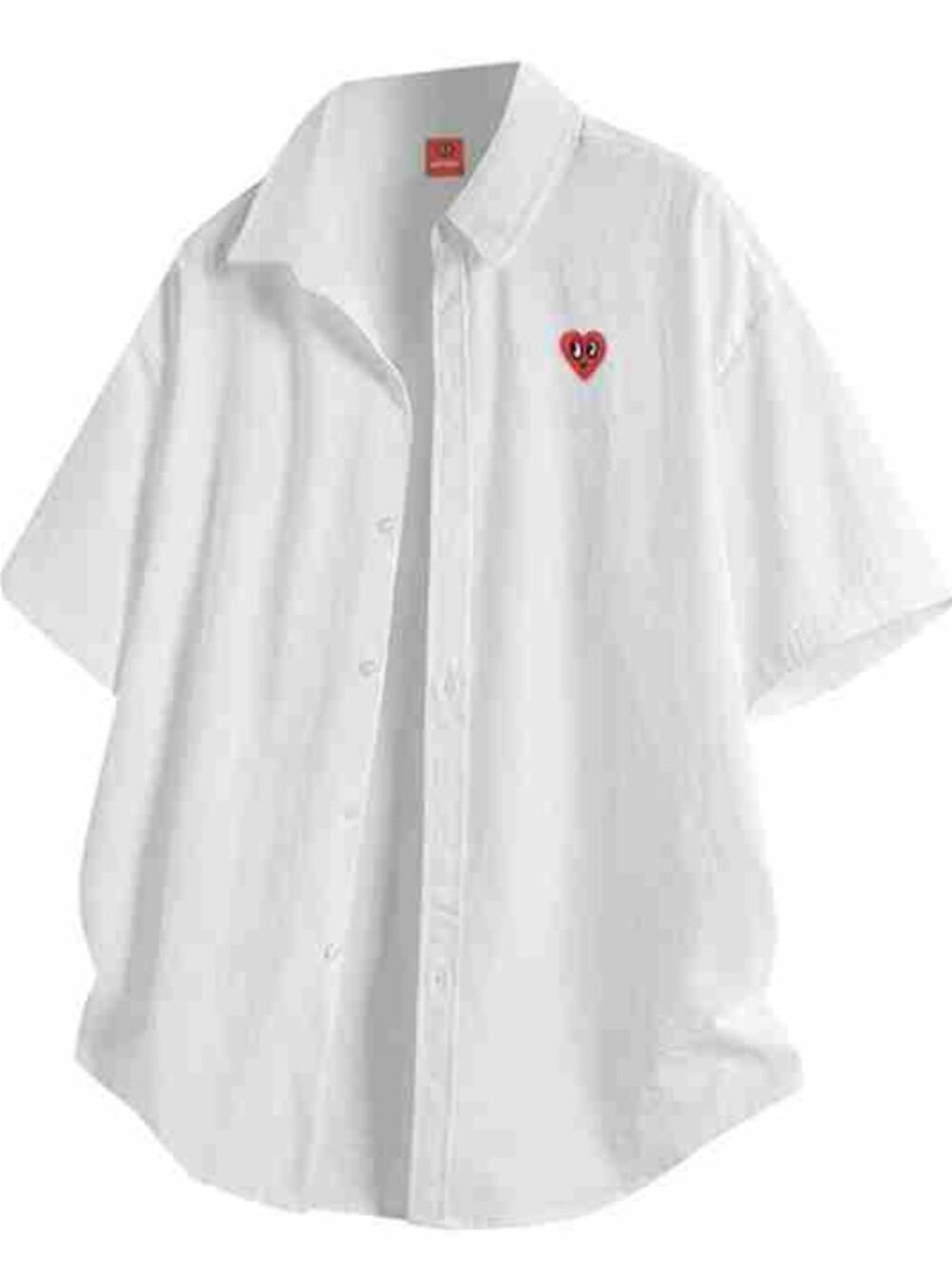 White Heart Logo Shirt